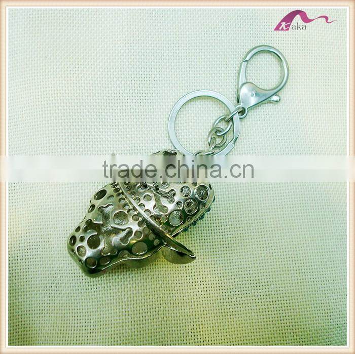 Fashion Crystal Skull Mask Keychain Ring Wholesale