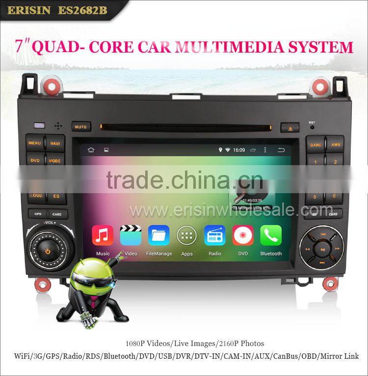Erisin ES2682B 7" Android 4.4.4 Car DVD GPS A/B Class W169 W245 Sprinter Vito