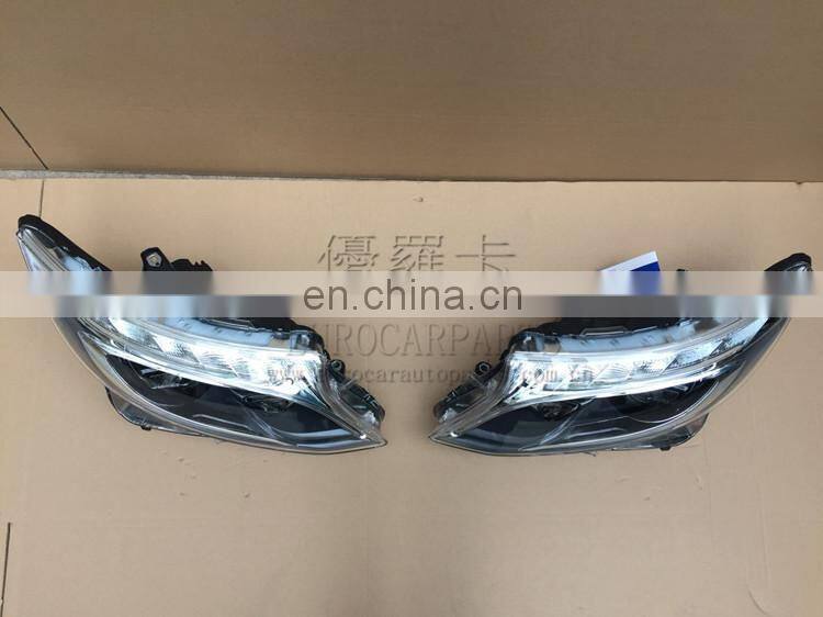 High quality headlights for V class w447 front lamp with led day running lights led turning lights fit for 2017 2016 w447