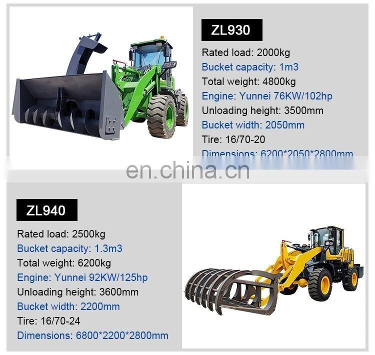 China Mini Top Garden Loader Compact Articulated Wheel Loader For Sale