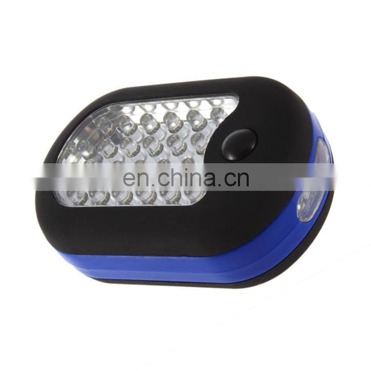 Camping Decorative Light 27 24+3 LED White Working LED Flashlight Magnetic Hook Hanging Camping Light