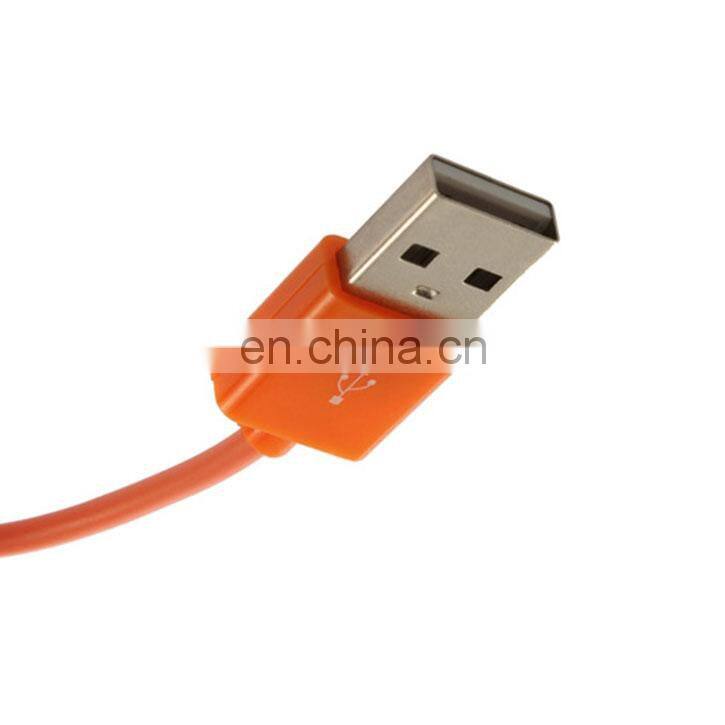 New Orange Universal 2M Micro USB Data To USB Phone Charging Cable Line EV Charging Cable
