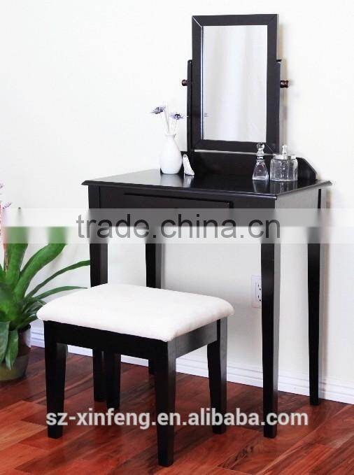 Dressing table & stool with mirror