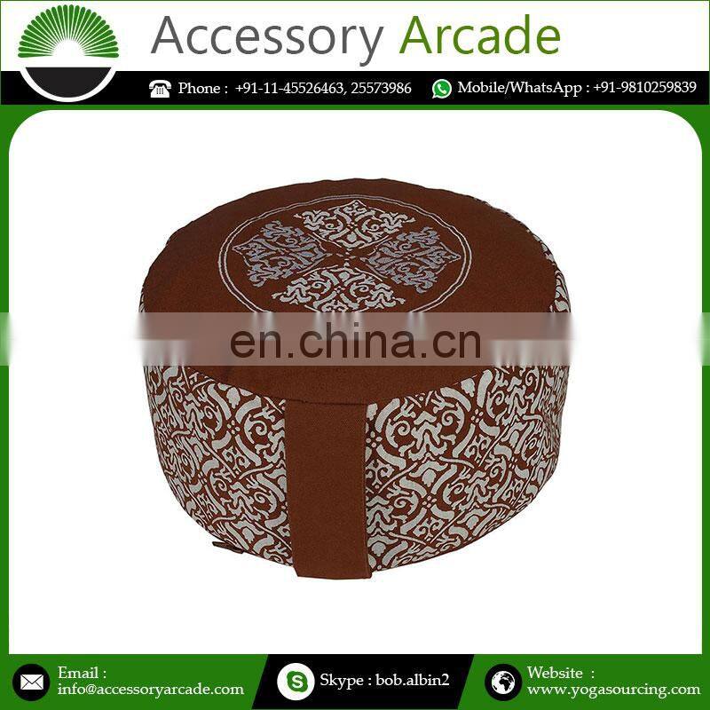 Yoga Meditation Zafu non pleated Cushion Indian Manufacturer