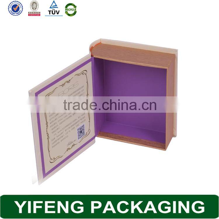 Cardboard paper decorative fake book shaped boxes wholesale
