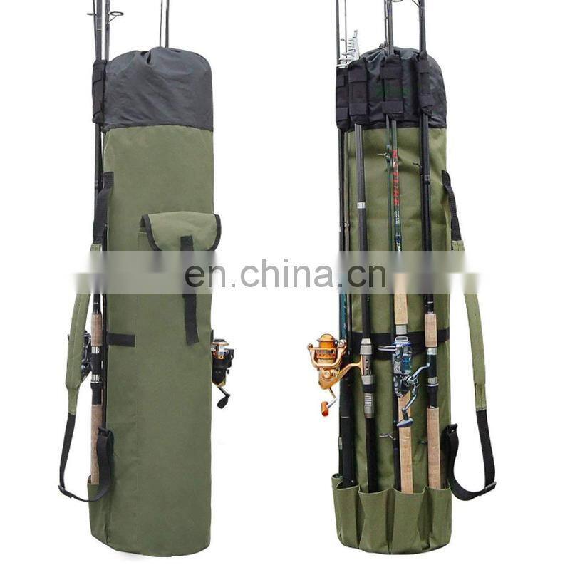 123cm * 34cm Large-capacity 5 Rods and Reels Srorage Fishing Case Fishing Gear Rod Hand Carry Shoulder Fishing Bag