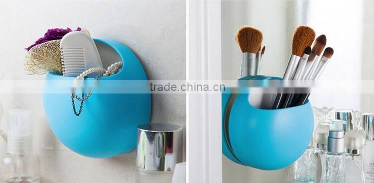 Multifunctional Cute bathroom wall mount Suction Cup Toothbrush Holders