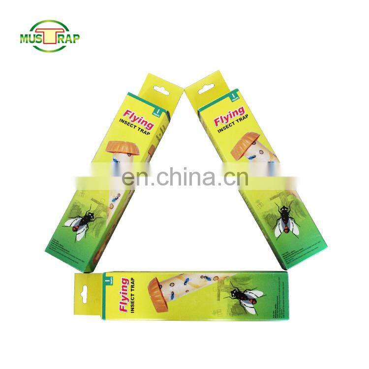 Eco-friendly insect Trap Fruit Fly Paper fly glue paper roll catcher