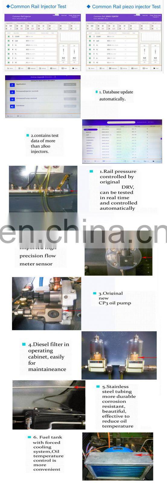 common rail injector test bench CRS-308C diesel fuel injection testing equipment