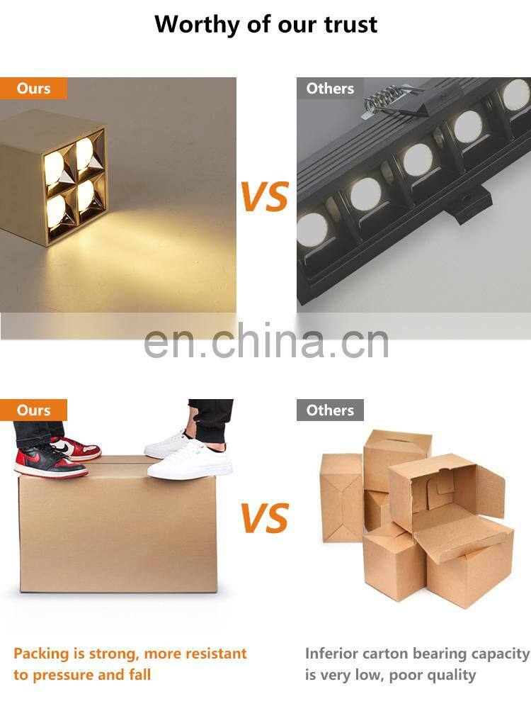 Easy Installation Down Lamp Cree5050 Aluminum Mounting Indoor 36W LED Square Grille Lighting