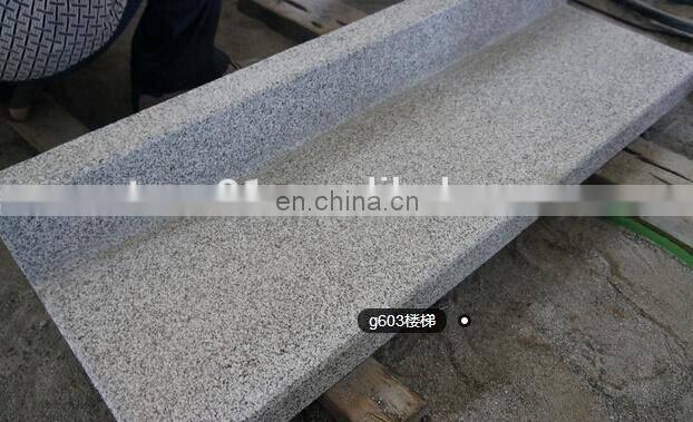 Light grey granite stepping stone