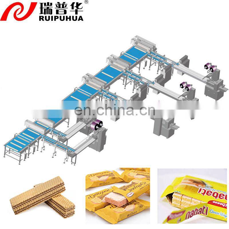 High Speed Automatic Horizontal Food Packing Machine/ Packaging Machine/ Flow Wrapping Machine For Wafer Biscuit Chocolate Bar