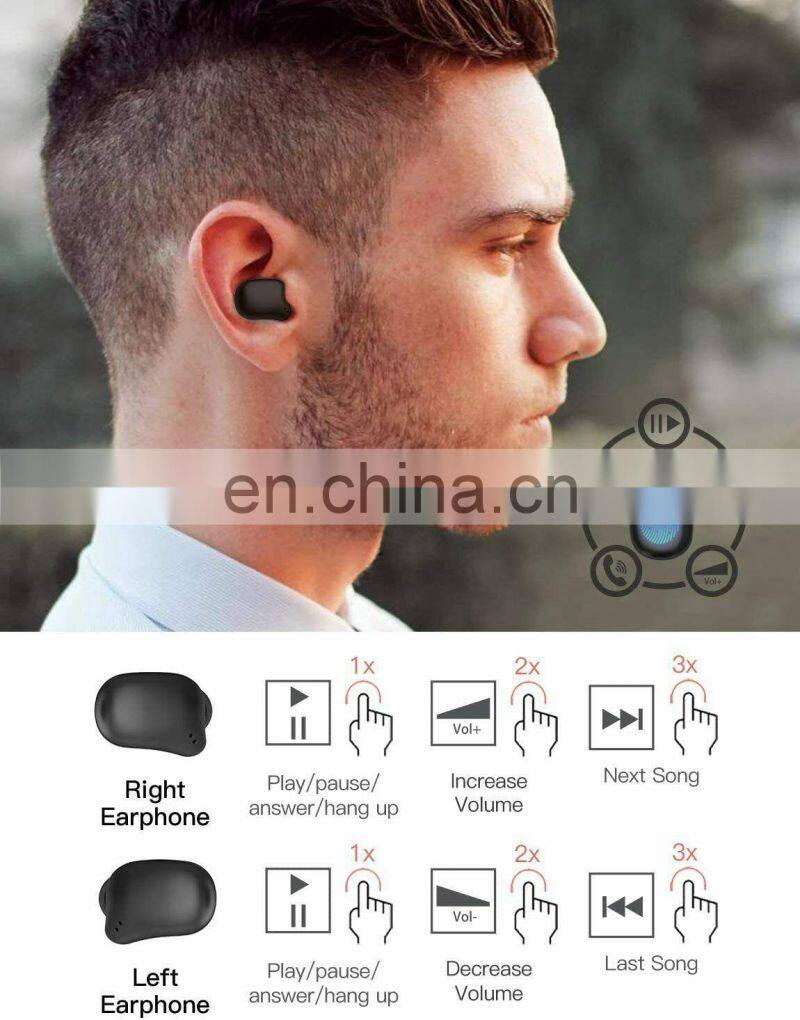 Bluedio T-ELF 2 Earphone TWS Wireless Waterproof Sports In Ear Earphone with Charging Box