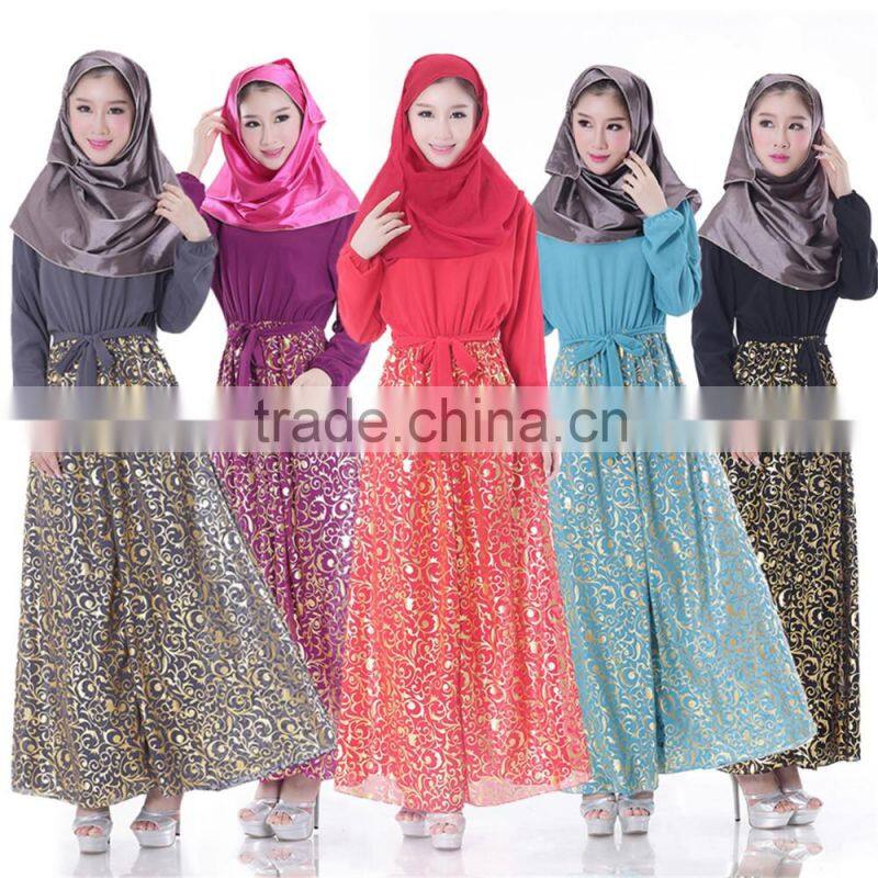 Spring Fashion Dress Long Sleeve Casual Dress Sex Maxi Dress