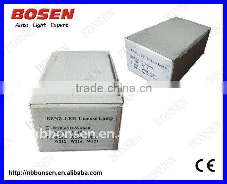 2013 NEW hot selling wholesale price benz W203(5D)Wagon,W211,W211 5D wagon,W219,R171 number plate light