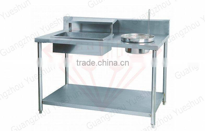 High quality stainless steel commercial wrapping table