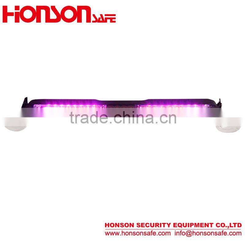 8W New Hotsales LED Strobe Emergency Sucker Dash Deck Visor Lights for Car HV-285