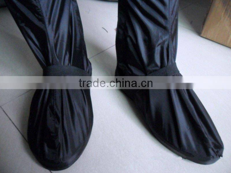 motorcyle boots cover/polyester boots cover/PVC boots cover