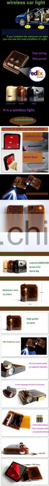 2015 hot sale and customed logo car door led lamp for auto Atv SUV hiway car front light motorcycle head light