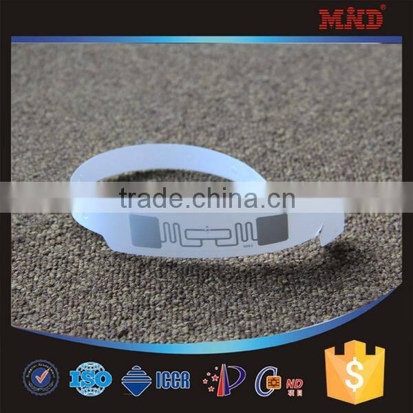 MDW164 Passive UHF/HF RFID Wristband For Access Control