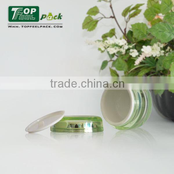 Acrylic plastic double wall plastic jars with lids for skincare 20g 30g 50g
