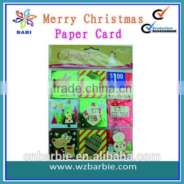 Merry Christmas!Colour printing christmas cards/3d christmas greeting card