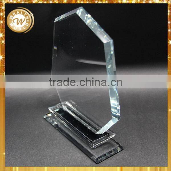 Factory promotional business crystal octagon award