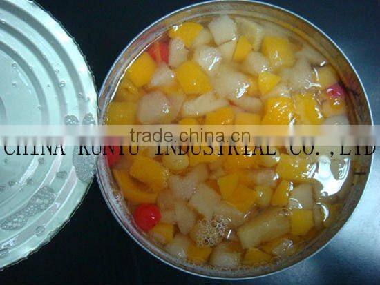 fruit cocktail in tins with high quality