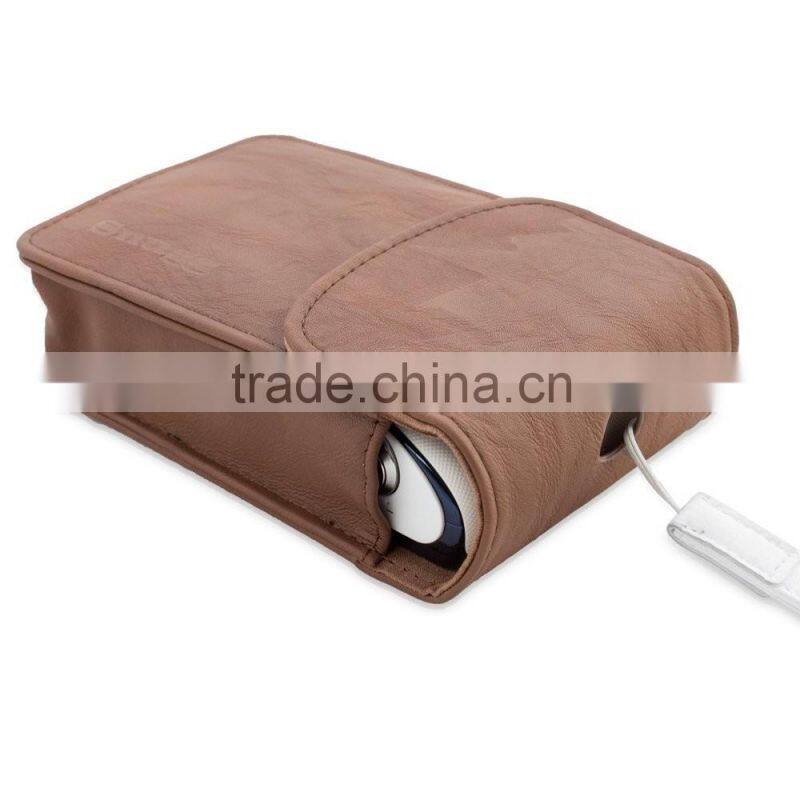 Top Grade New Travel Protective Brown PU Leather Camera Case