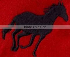 2016 different colors horse pattern embroidery patch badges
