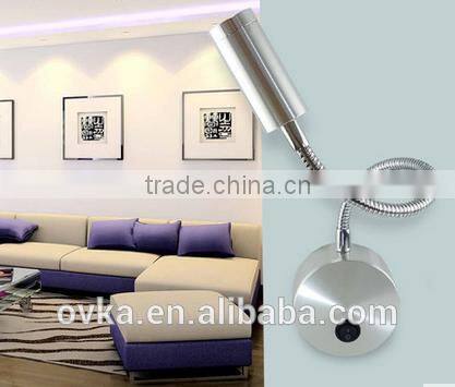 Bedside Reading Light LED Hotel Reading Lamp with Flexible Gooseneck