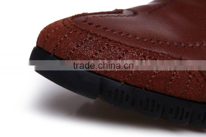 Comfortable Men's Genuine Leather Slip-On Loafers Sports Shoes