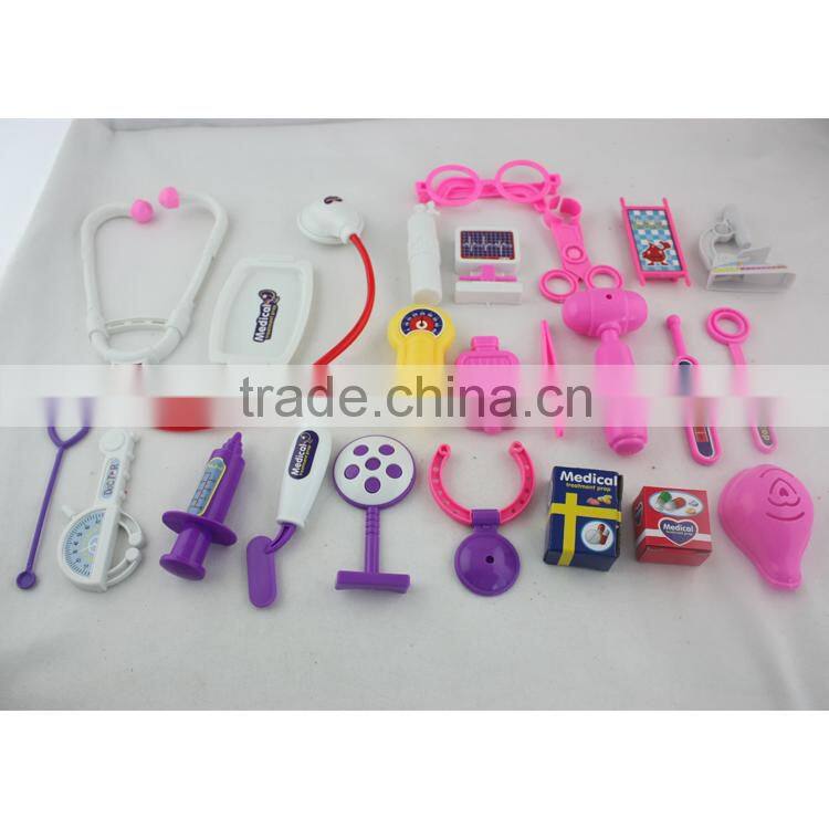 23pcs plastic realistic kids doctor play set