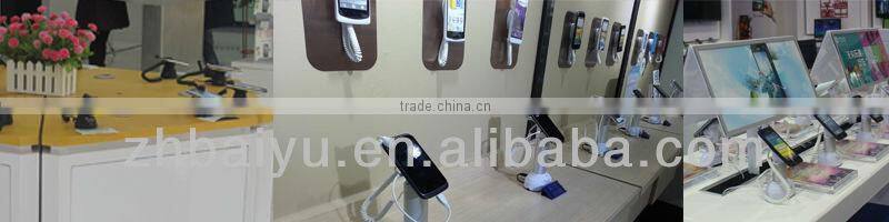 Anti-theft aluminium display cabinet rack for camrea shop