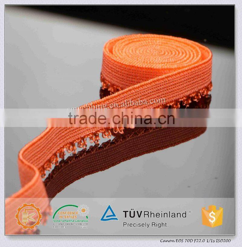 New design picot elastic facing band for bra