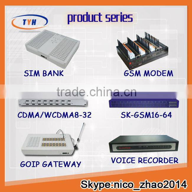 Good Price 8 Channel GSM/CDMA VOIP Gateway GoIP 8 modem router Sim Card