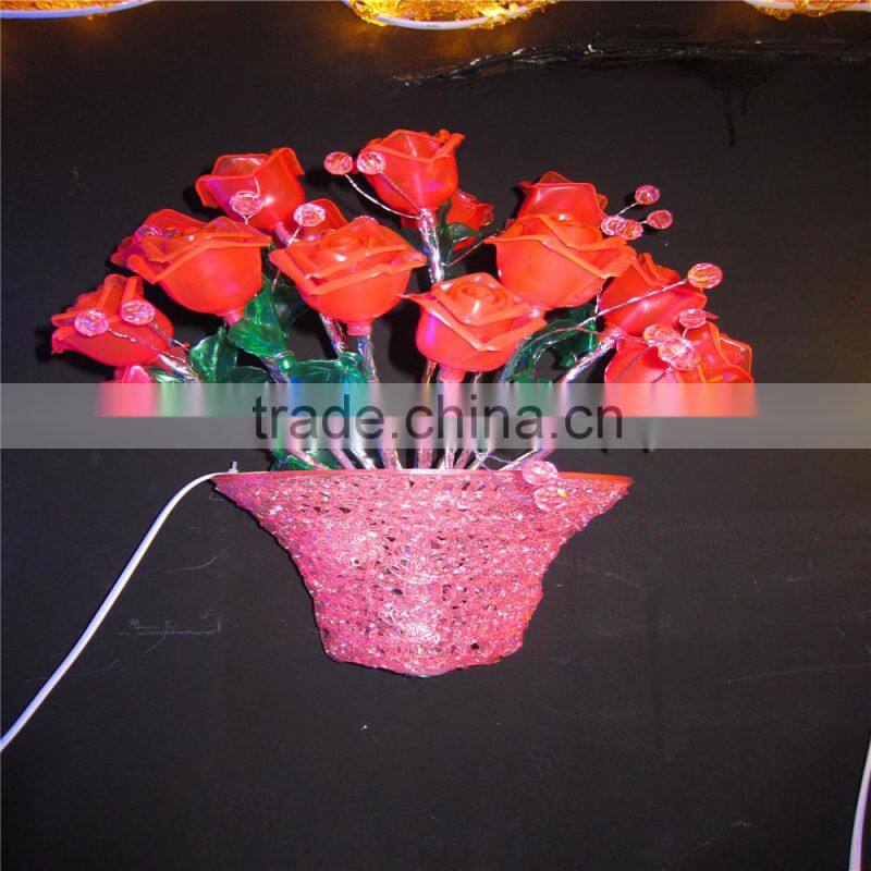 Promotional led vase lights for indoor