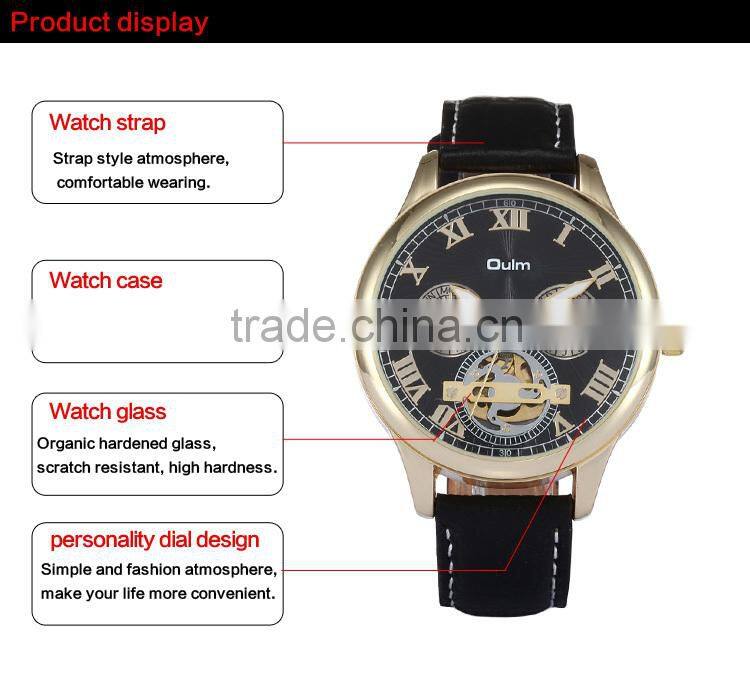 2015 new design watch, oulm couple watch, luxury automatic watch