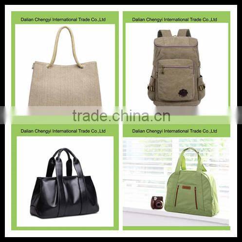 Factory price portable polyester leisure shoulder bag with two belts