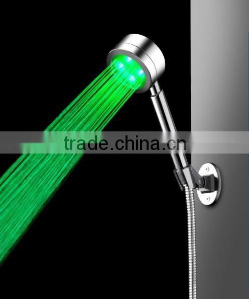 Temperature control shower head colorful handheld shower rain shower for bathe electric faucet