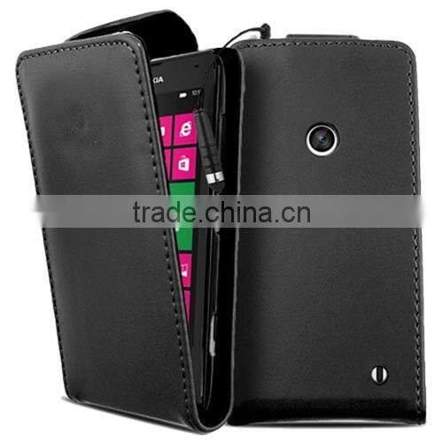 New Leather flip series mobile phone case cover for Nokia lumia 520
