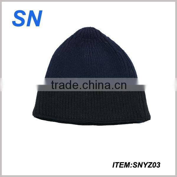 custom novelty acrylic knitted pom pom hat lady