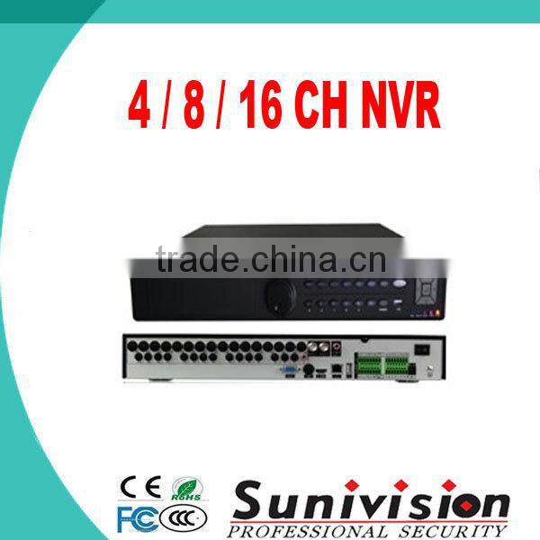 FULL HD NVR 4CH*3M/ 8CH*1080P/16CH *720P;1/4/8/9|16DISPLAY;SUPPORT 2*SATA HDD, VGA, RJ45, INTERNET, HDMI OUTPUT