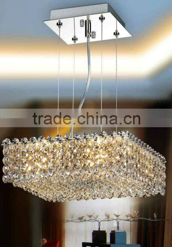 Modern Galaxiy Crystal Chandelier Circles pendant ring light ST9005