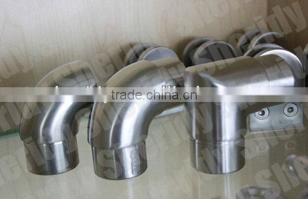 ss handrail railing staior tube connector 90 degree elbow for tube