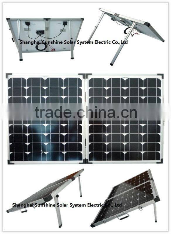 GOOD! 100w foldable solar panel Kit for Camping