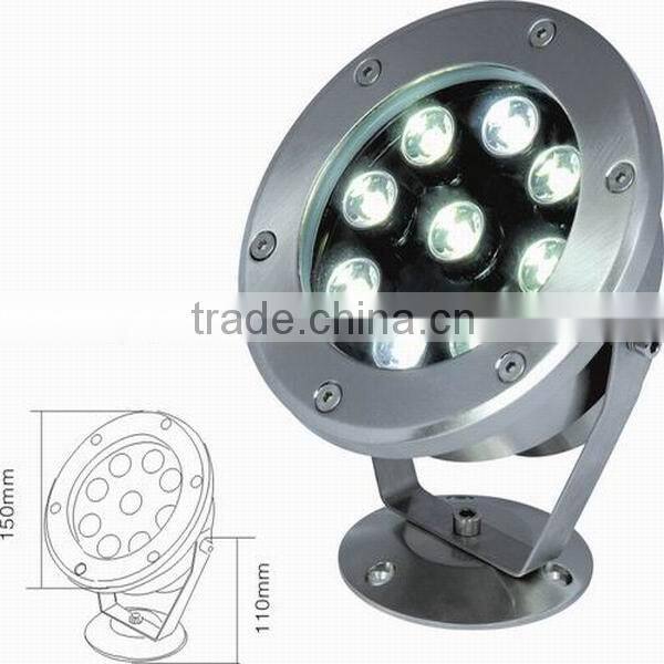 DMX Colorful 9W led swimming pool lights