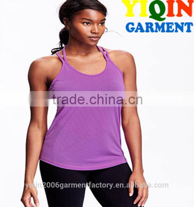 GYM Women's Mesh Halter Tanks