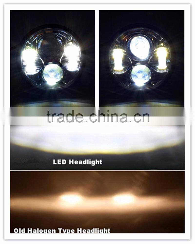 5 3/4" LED Projection Daymaker Headlight For Harley Sportster Dyna FXDL GLIDE Fat Bob 5.75 inch Projection Daymaker Headlight