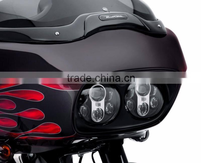 Wholesale 5.75 inch Harley Double led motorcycle headlights 5 3/4 inch Daymaker H13 H4 motorcycle led projector headlights